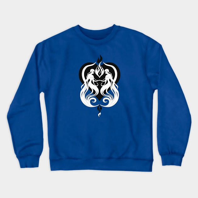 twin flames Crewneck Sweatshirt by somatosis